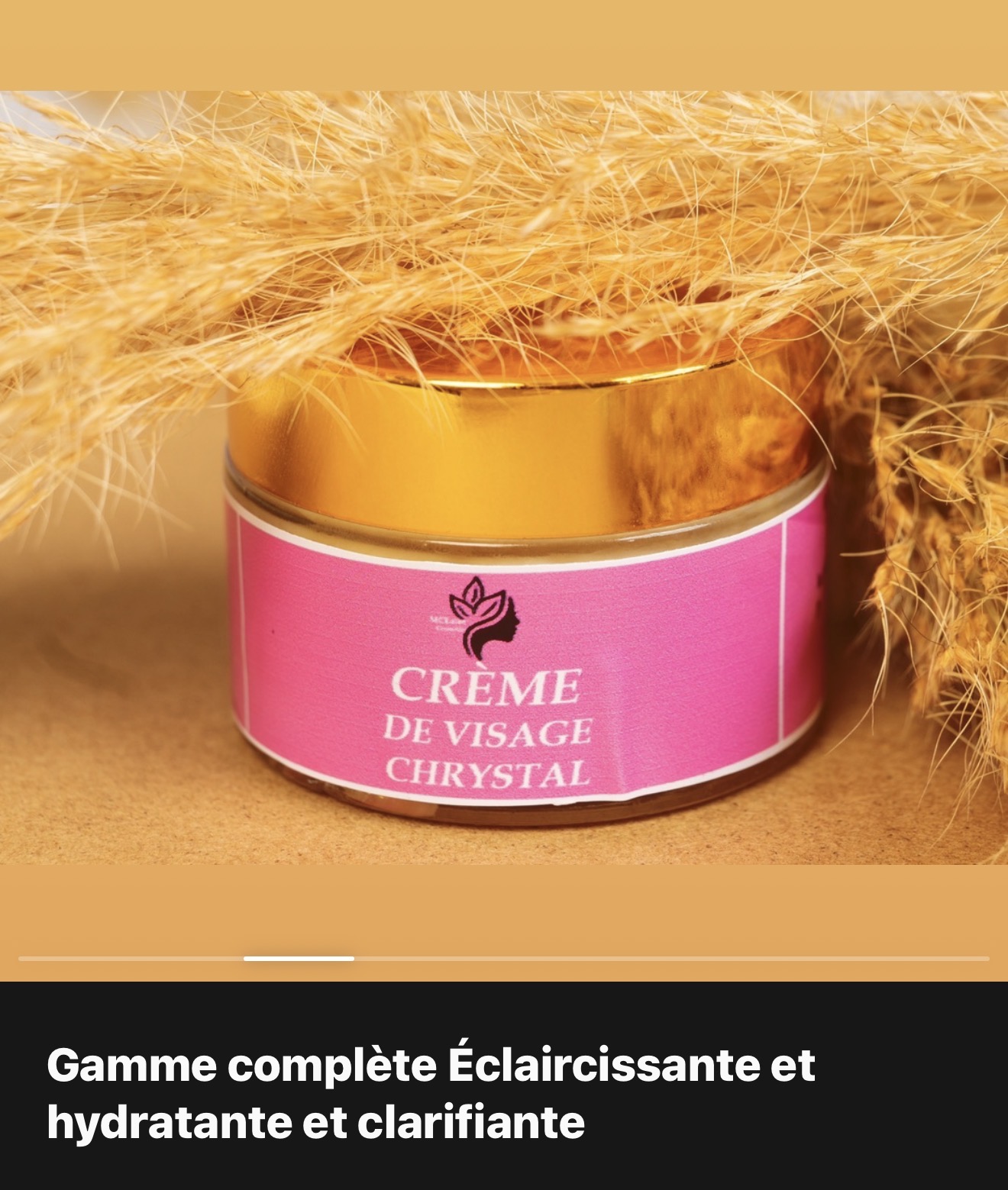 Crème de Visage Chrystal MCLaire