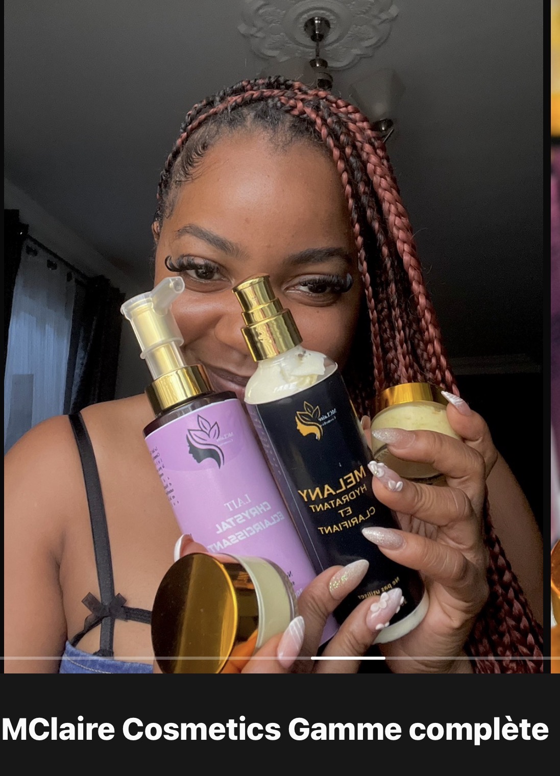 MCLaire Cosmetics gamme corps